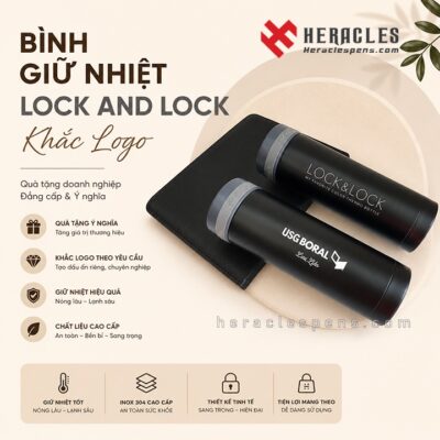 Bình giữ nhiệt Lock&Lock LHC561 in logo USG BORAL