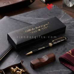 Bút ký cao cấp khắc tên Thầy Minh Tuấn kèm hộp quà sang trọng in chữ All the best to you làm quà tặng ý nghĩa cho thầy giáo nhân ngày nhà giáo Việt Nam.