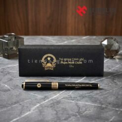 Bút ký cao cấp Heracles 007V khắc tên Thủ tướng Chính phủ Phạm Minh Chính kèm hộp đựng sang trọng, quà tặng lịch lãm dành cho đối tác và khách hàng lớn.