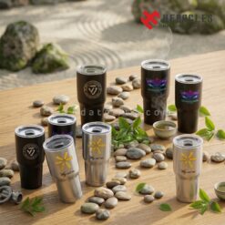 Ly giữ nhiệt in logo quà tặng doanh nghiệp inox 304 cao cấp dung tích 900ml thiết kế sang trọng bền bỉ giúp quảng bá thương hiệu hiệu quả chuyên nghiệp.