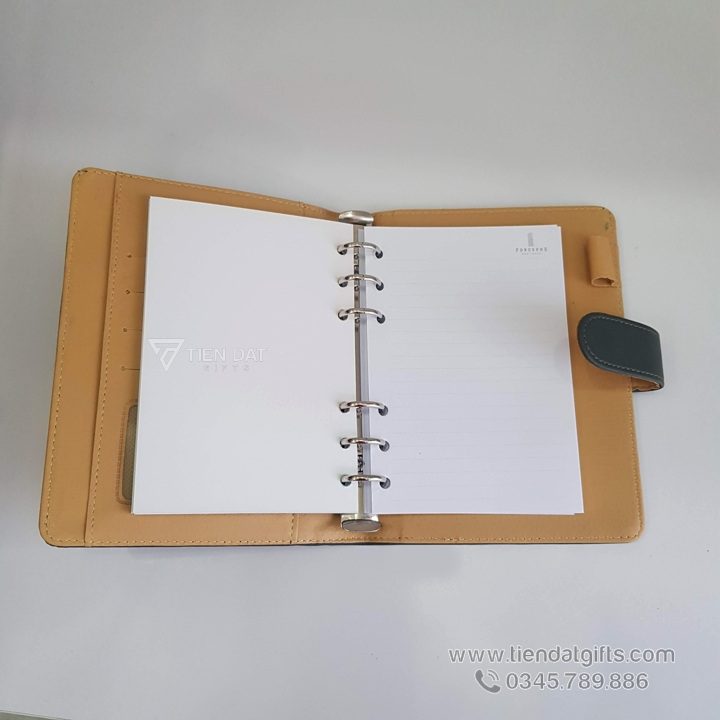 In Sổ Tay – Sổ Da Bìa Còng Cao Cấp In Logo PANORAMA | Xưởng Sản Xuất Sổ Tay Giá Rẻ 14 in sổ tay da cao cấp panorama