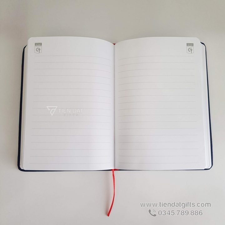 In Sổ Tay Theo Yêu Cầu – Sổ Da Dán Gáy Cao Cấp Quà Tặng Trường Cao Thắng 14 sổ tay cao cấp in logo trường Cao Thắng làm quà tặng