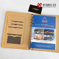 Sổ Tay Quà Tặng – Sổ Da Bìa Gập 3 Cao Cấp In Logo Doanh Nghiệp Sites II 1 sổ da bìa gập 3 cao cấp in logo làm quà tặng sự kiện
