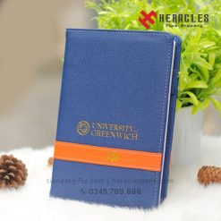 Sổ Tay In Logo 14 Sổ tay simili in logo, giá thành rẻ, phù hợp đặt in số lượng lớn cho các sự kiện công ty