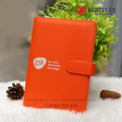 Sổ Tay In Logo 9 Sổ tay quà tặng in logo thương hiệu, bìa simili đẹp, thích hợp phát sự kiện hoặc hội thảo lớn