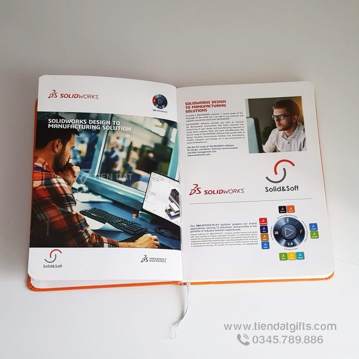 Sổ Tay Quà Tặng Doanh Nghiệp Bìa Simili Cao Cấp - In Logo Theo Yêu Cầu 10 Sổ da Simili quà tặng hội thảo, bề mặt da vân đẹp, in logo theo yêu cầu, báo giá tận xưởng.