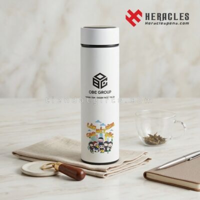Bình giữ nhiệt inox cao cấp in logo có lõi lọc trà tiện lợi giúp bảo quản nhiệt độ nước nóng lạnh lên đến 24 giờ liên tục an toàn tuyệt đối sức khỏe.
