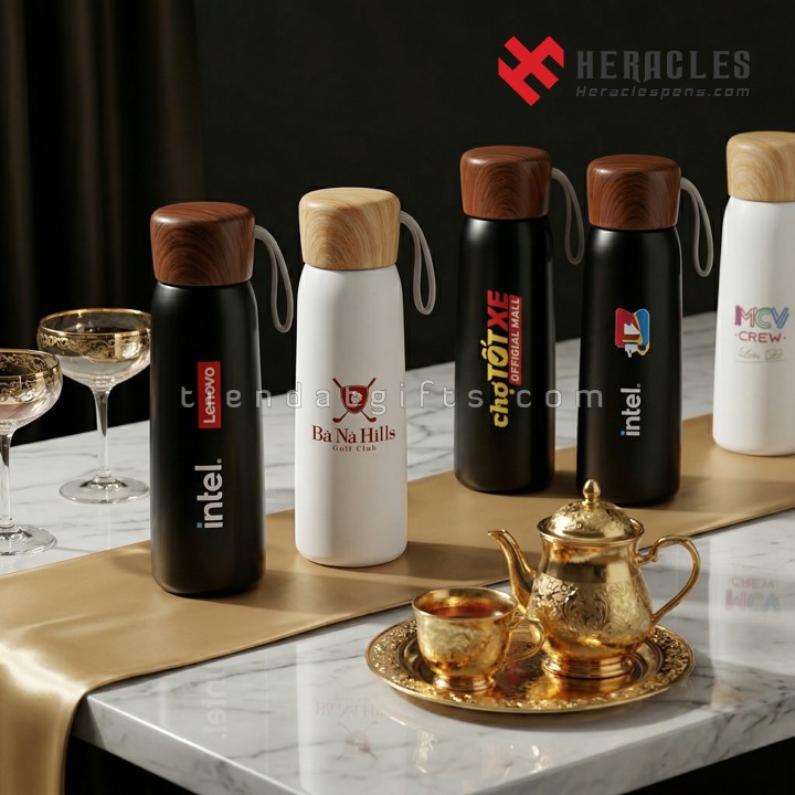 Dịch vụ in logo lên bình giữ nhiệt làm quà tặng sự kiện bền đẹp với nhiều mẫu mã đa dạng giúp doanh nghiệp tối ưu hóa chi phí truyền thông marketing hiệu quả.