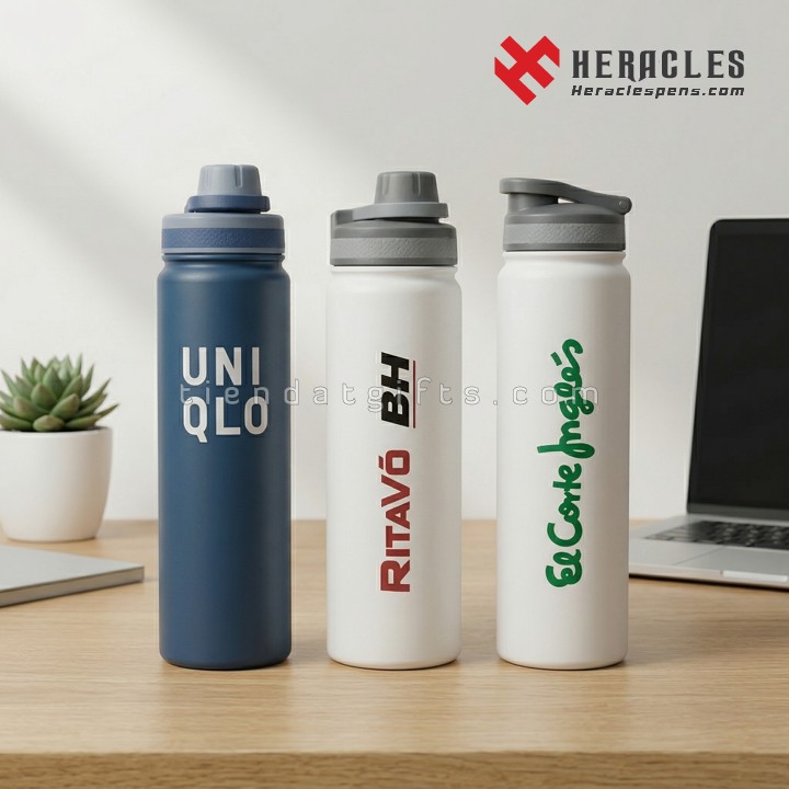 Bình giữ nhiệt in logo Uniqlo và Ritavo inox 304 cao cấp dung tích 750ml thiết kế sang trọng giữ nhiệt cực tốt là lựa chọn quà tặng doanh nghiệp số 1.