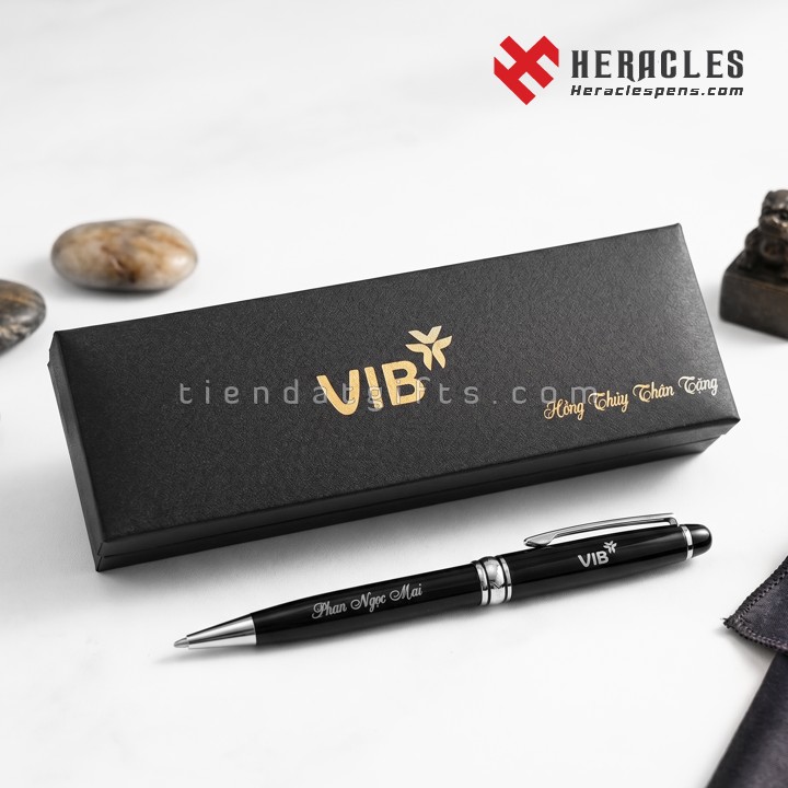 Bút ký kim loại khắc tên logo VIB làm quà tặng doanh nghiệp