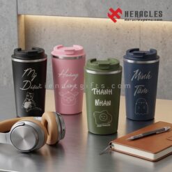 Ly giữ nhiệt in logo quà tặng doanh nghiệp cao cấp khắc tên theo yêu cầu mẫu mã đa dạng inox 304 giữ nhiệt tốt thiết kế miễn phí giá sỉ tại xưởng TP.HCM.
