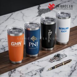 Ly giữ nhiệt LGN 006 in logo thương hiệu inox 304 cao cấp là sản phẩm bán chạy nhất tại xưởng in ly giữ nhiệt dành cho khách hàng làm quà tặng sự kiện.
