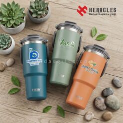 Ly giữ nhiệt in logo quà tặng mã LGN 007 cao cấp với cấu tạo lòng trong bằng inox 316 an toàn sức khỏe và vỏ ngoài inox 304 sơn tĩnh điện bền bỉ nhất.