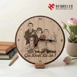 Đồng hồ gỗ quà tặng cưới – Món quà lưu giữ yêu thương theo năm tháng 29 Cận cảnh bộ kim đồng hồ trôi êm ái trên mặt đồng hồ gỗ quà tặng cưới không gây tiếng động đảm bảo giấc ngủ ngon cho đôi vợ chồng trong phòng tân hôn.