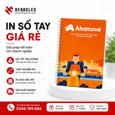 in sổ tay giá rẻ in logo doanh nghiệp sản xuất theo yêu cầu tại tphcm