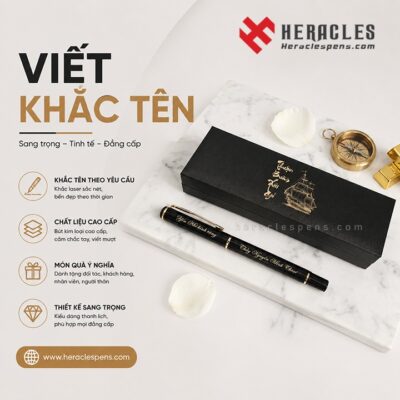 Ảnh banner giới thiệu dịch vụ viết khắc tên theo yêu cầu, khắc laser logo sắc nét làm quà tặng doanh nghiệp cao cấp, thiết kế demo miễn phí.